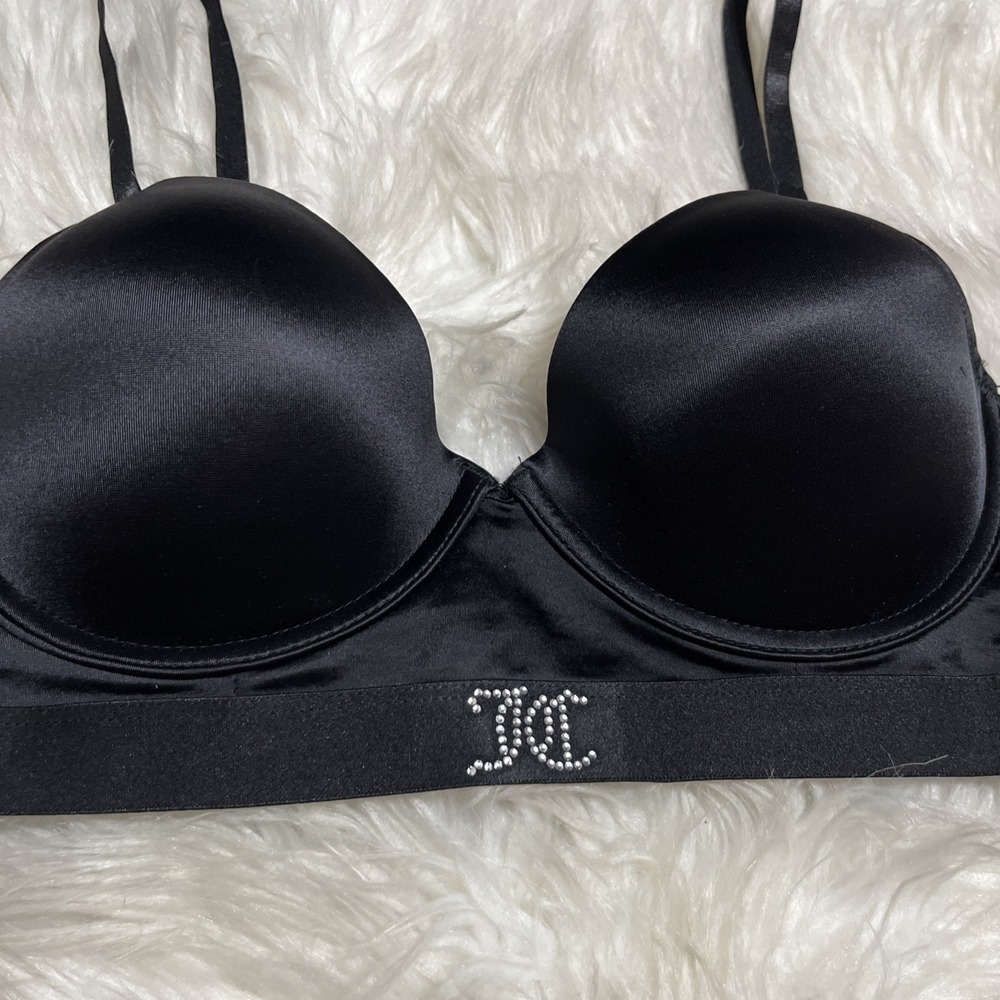 Juicy Couture Black Padded Push Up Bra Women's‎ Size 34C
